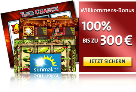 Sunmaker bonus fuer alle casino games